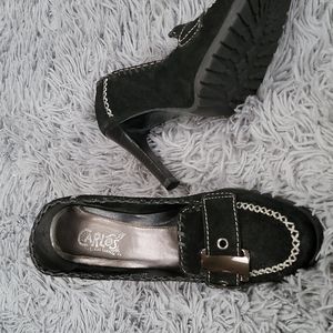 Carlos Santana Loafer Heels